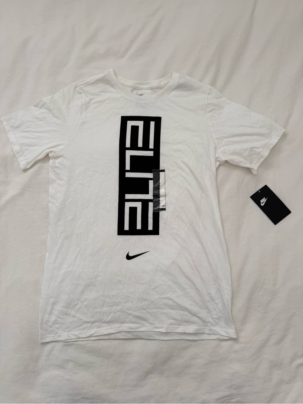 white nike shirt